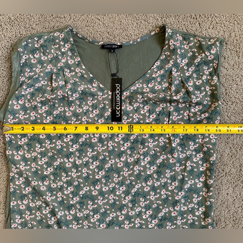 New Papermoon Top Sleeveless Color Multi Size S - Picture 4 of 8